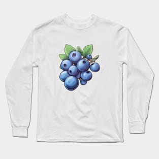 Blueberries Art Long Sleeve T-Shirt